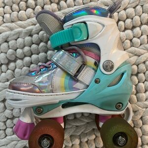 Kids Holographic Roller Skates adjustable size